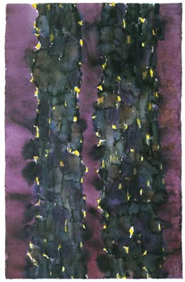 Alfred Manessier, 27 Aquarelles verticales, XVII, 1993